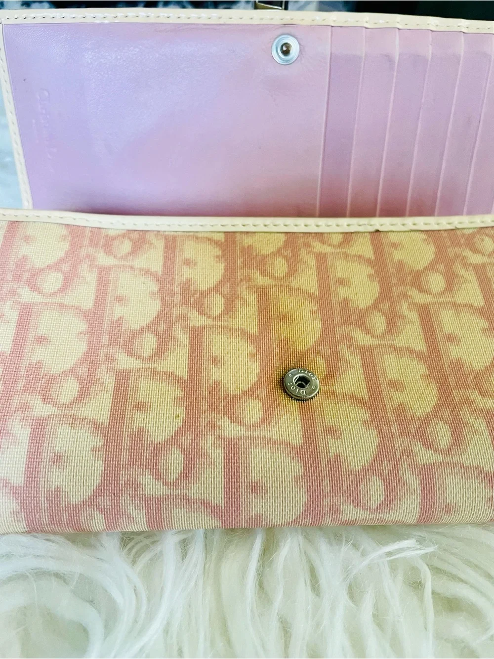 Dior Monogram Canvas Wallet
